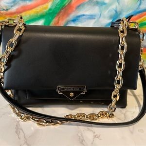 Micheal Kors Black/Gold Chain Handbag WITH TAG ATTACHED BRAND NEW